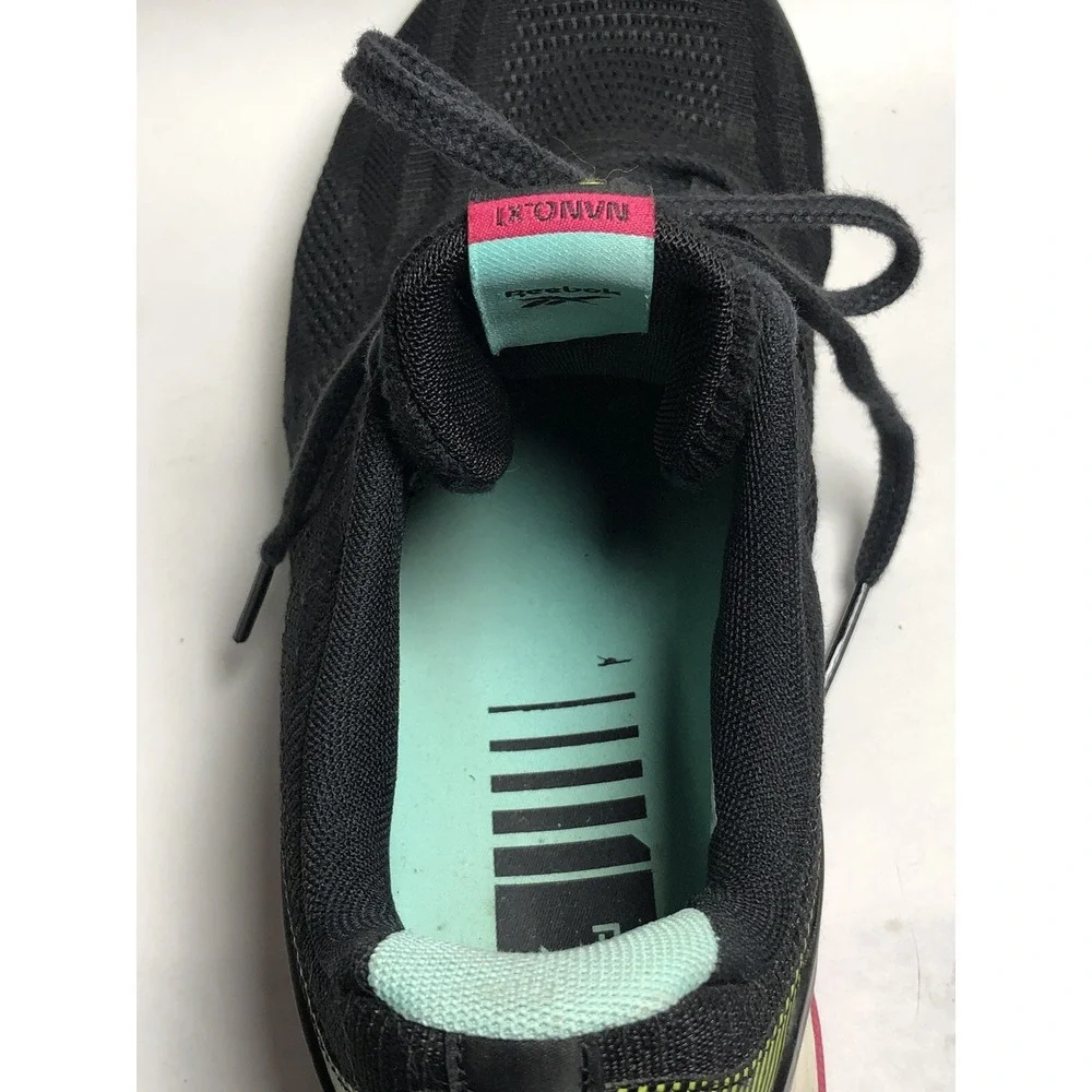 Reebok Nano X1 Mens Training Shoes‎ Black Aqua Pink Size 10.5 H03049